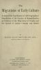 [Gutenberg 62164] • The migrations of early culture / A study of the significance of the geographical distribution of the practice of mummification as evidence of the migrations of peoples and the spread of certain customs and beliefs